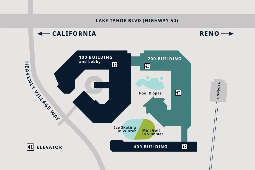 Lake Tahoe Marriott Grand Residence Club Resort Map